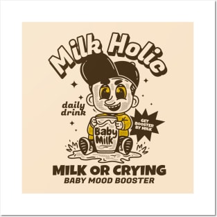 Milk holic Posters and Art